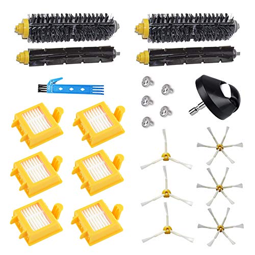 Kit d'accessoires pour iRobot Roomba série 700 720 750 760 770 780 790 772 774 776 782 Brosse principale Pièces de rechange pour filtre Hepa Cover