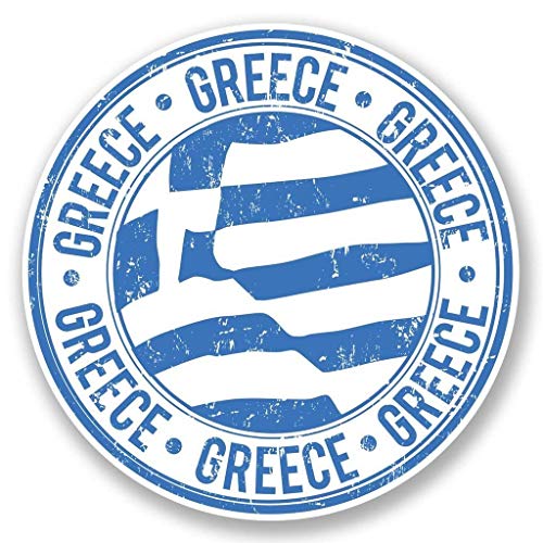 Greece Round Metal 0.75" Lapel Pin Hat Shirt Pin Tie Tack Pinback2