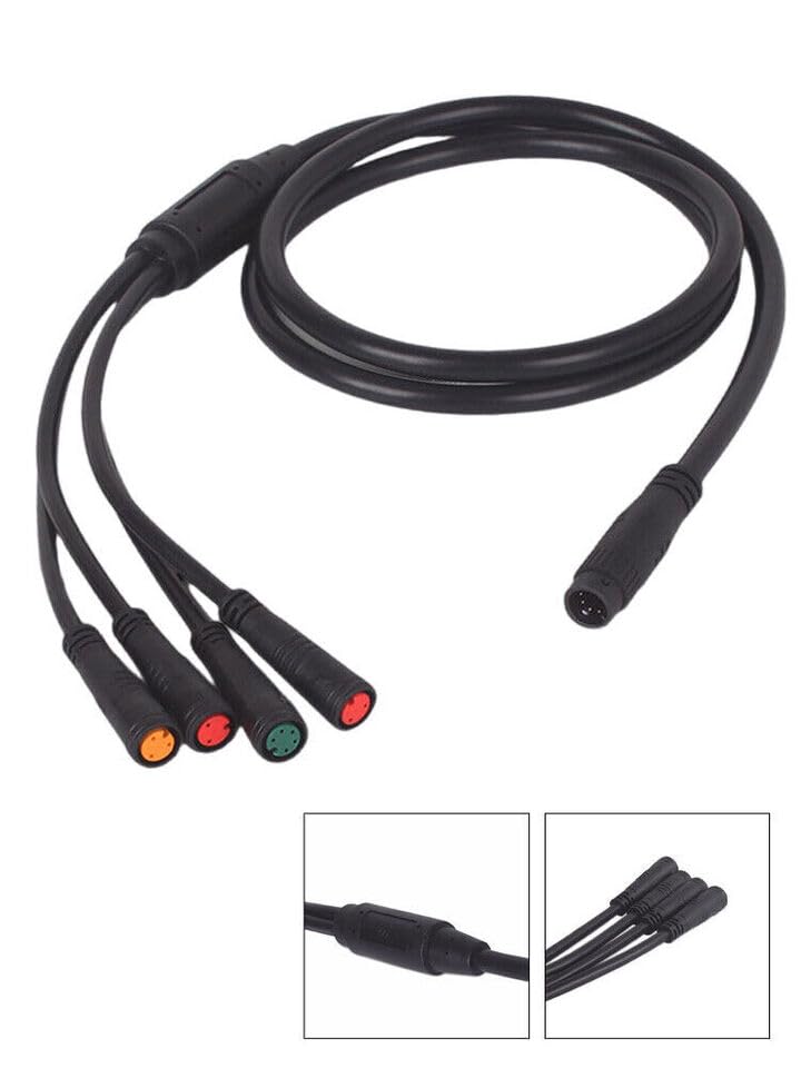 24-25 UNION JULET (S サイズ) Amazon.com: Electric bike Julet type connector 1 to 4 main cable