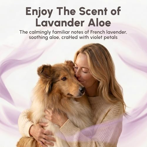 Image of Best Shot Scentament Spa Botanical Body Splash, Body Spray for Pets, Cat and Dog Cologne Spray, Lavender Aloe, 8 Oz.