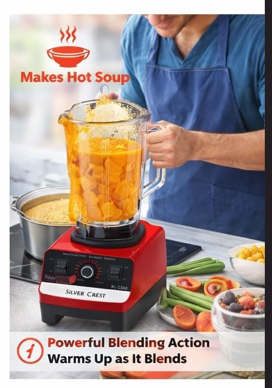 Buy Silver Crest SC-1589 4500W High Power Blender | Heavy Duty