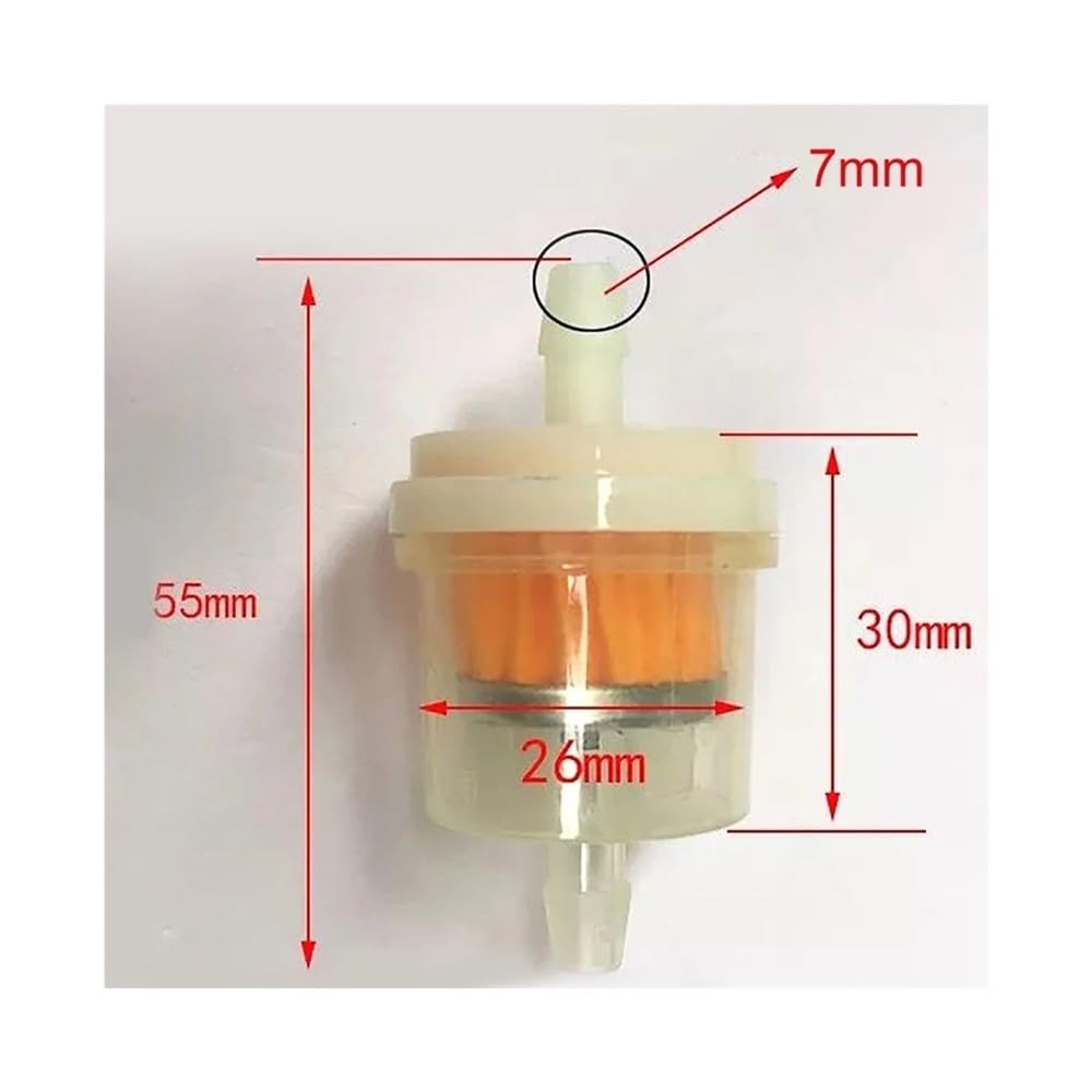 Filtri Dell'olio Filtri Per Olio Benzina Per Auto, Universali, In Linea, Per Motori Piccoli, Tosaerba, Accessori Per Moto, 7 Mm(8pcs)