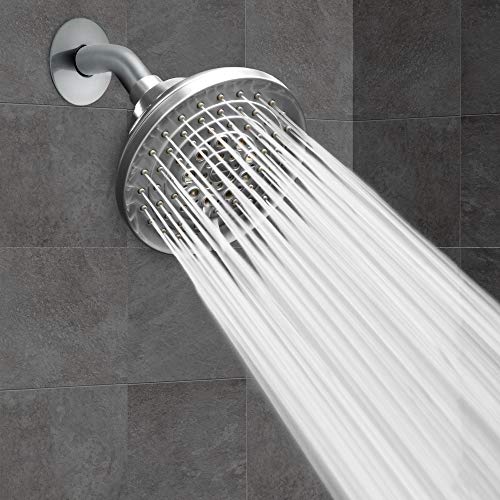 Showermaxx, Luxury Spa Series, 6 Spray Settings 5 Inch Adjustable High Pressure Shower Head, Maxx-Imize Your Shower With Showerhead In Polished Chrome Finish #TOP4