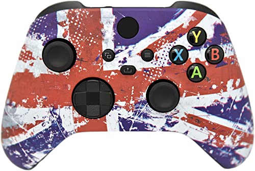 Image of Hand Airbrushed Fade Custom Controller Compatible with Xbox Series X /S & Xbox One (U.K Flag)