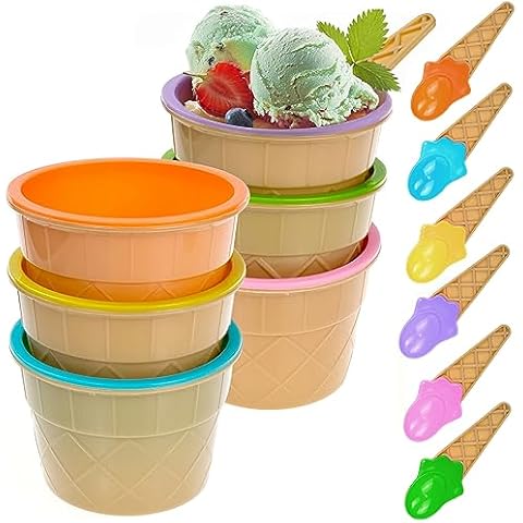 Lot de 6 Bols de Crème Glacée WSAMJIN Cover