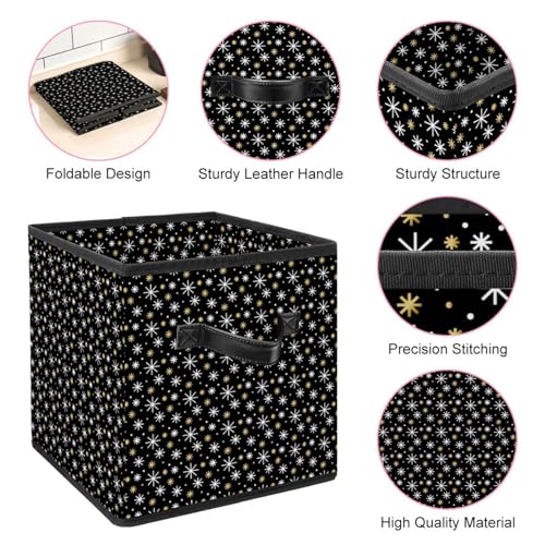 Boîte de rangement pliable cube tissu pour jouets et vêtements - 5