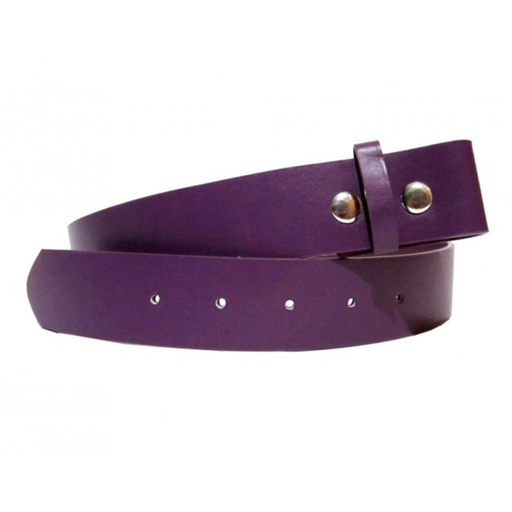 Purple 1 5 inch Wide Snap Removable Buckle Belt Large