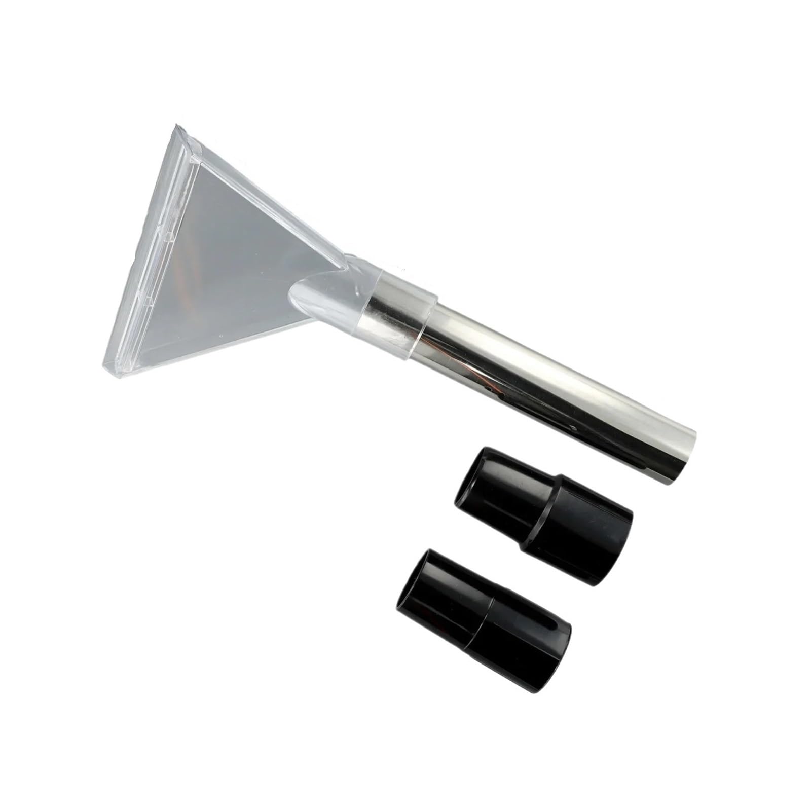 Boquilla Compatible Con Aspiradora Giratoria Universal De 38 Mm, Cabezal De Cepillo For Pisos, Boquilla Transparente, Adaptador De Herramienta De Limpieza For El Hogar For Pisos Duros Y Alfombras(B)
