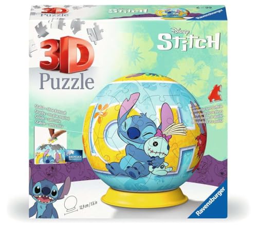 Puzzle 3D Ball 72 pièces : Stitch Ravensburger France - vue 2