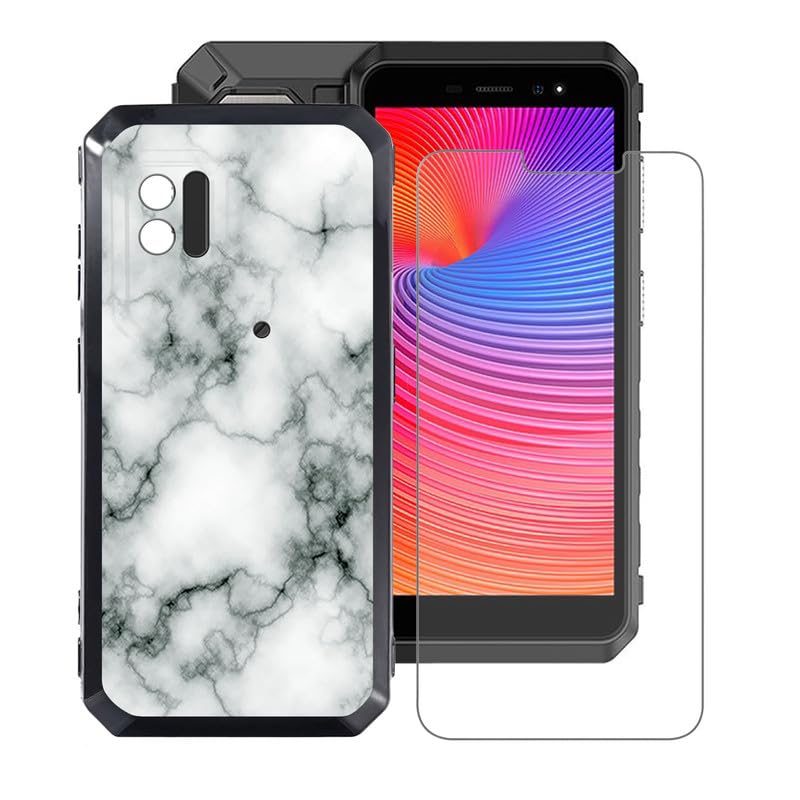 YZKJSZ Cover per Ulefone Armor 11 5G (6.09) + [2 Pezzi] Pellicola Protettiva in Vetro Temperato Silicone TPU Custodia Case Flip Stand in PU Pelle Portafoglio Custodie - Blu