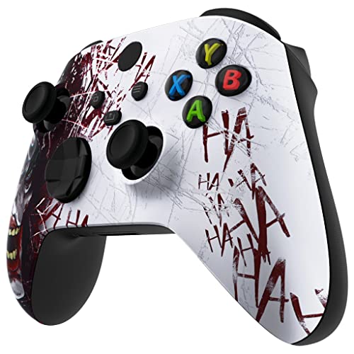 Image of MODDEDZONE UN-Modded Custom Controller compatible with Xbox One S /X... (3.5 mm jack) (Joker Ha Ha Ha)