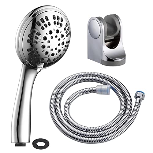 Ensemble de douche double avec système de pressurisation à six fonctions