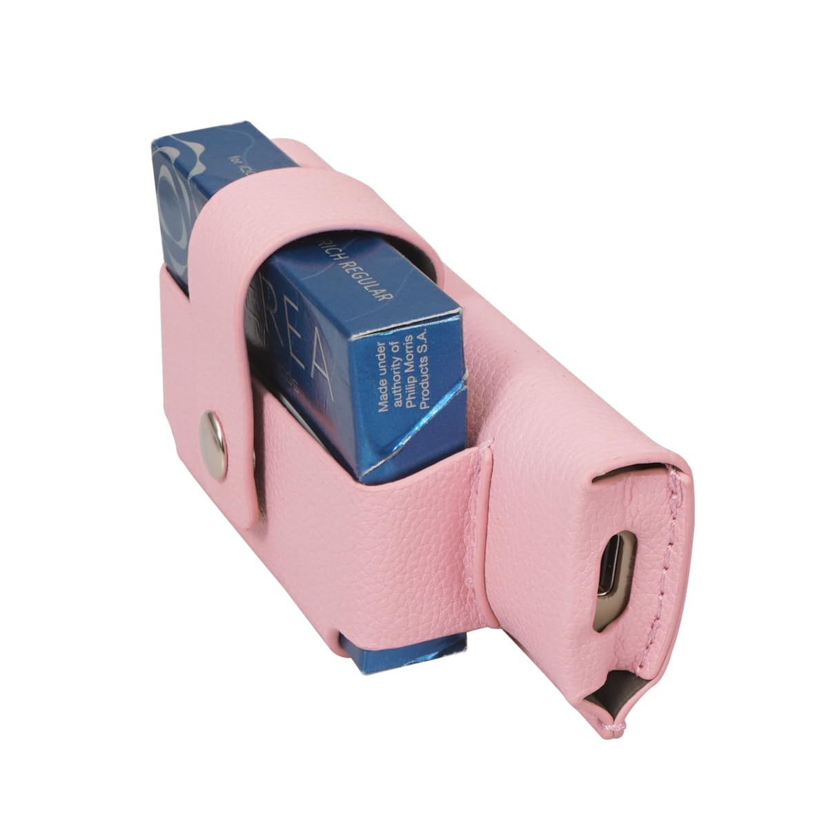 Custodia Case Organizzatore tutto in uno per iqos iluma one/ILUMA i one e portasigarette (Rosa)