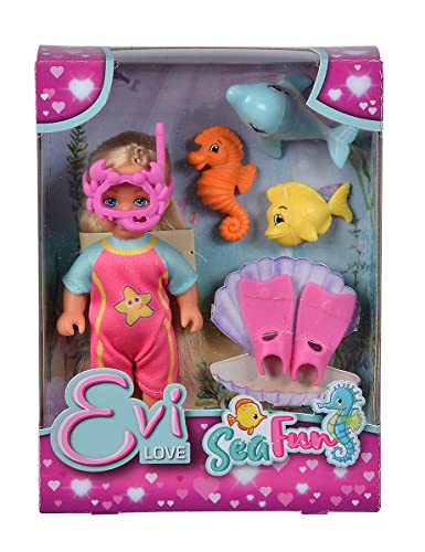 Muñeca Simba Steffi Love Sea Fun en traje de buceo 12 cm miniatura 7