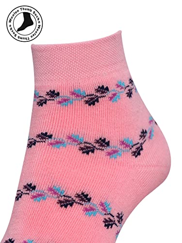 Image of Dollar Ankle Length Socks For Women (Pack of -3) In Assorted Color