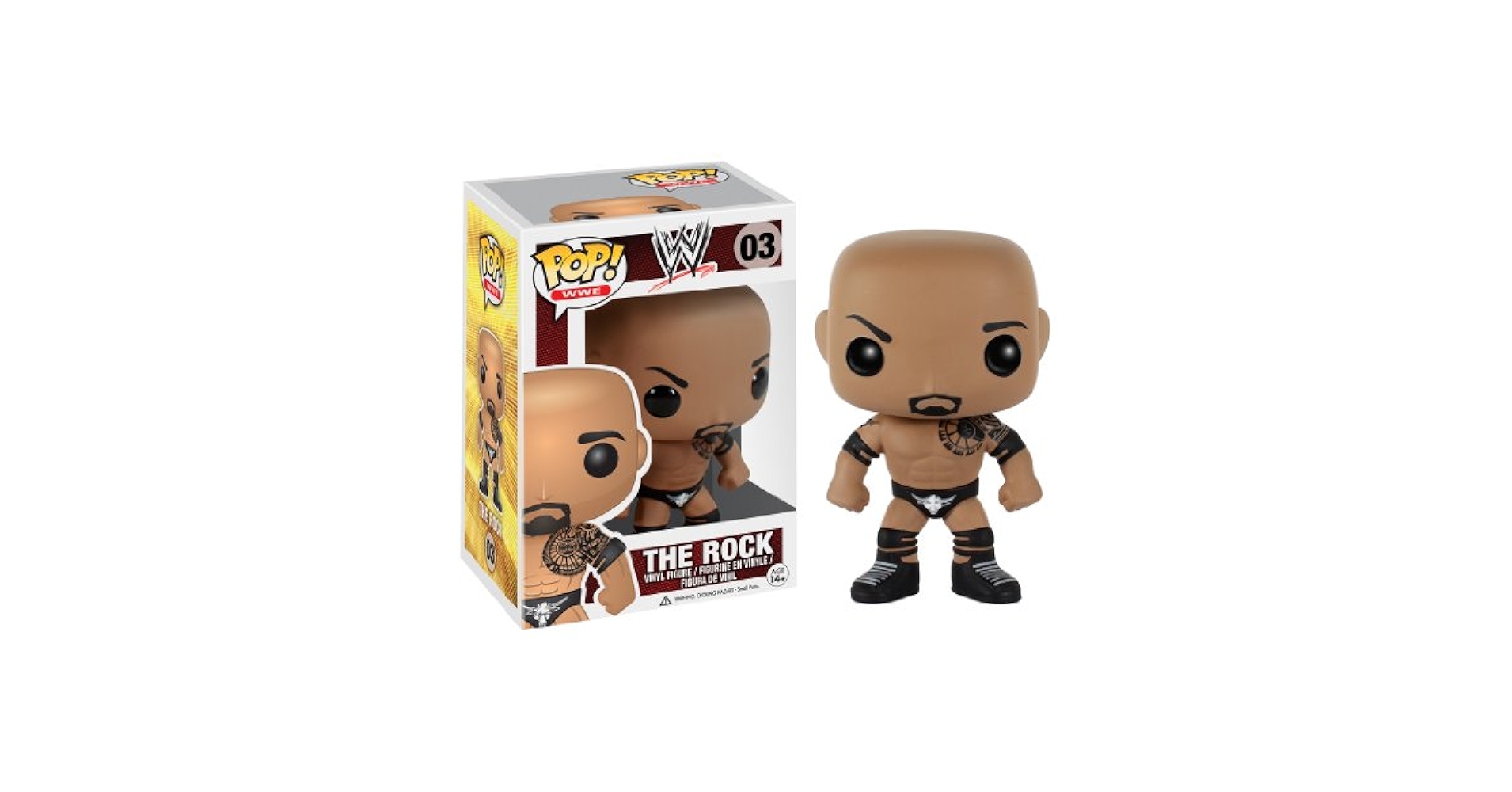 FUNKO POP WWE 03 THE ROCK ザ•ロック Amazon.com: Funko POP WWE : The Rock Action Figure : Sports