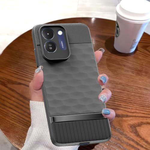 Image of Outlouders Back Cover for Poco M8x 5G | Full Camera Protection | TPU Soft Flexible Shockproof Bumper Case (Black)