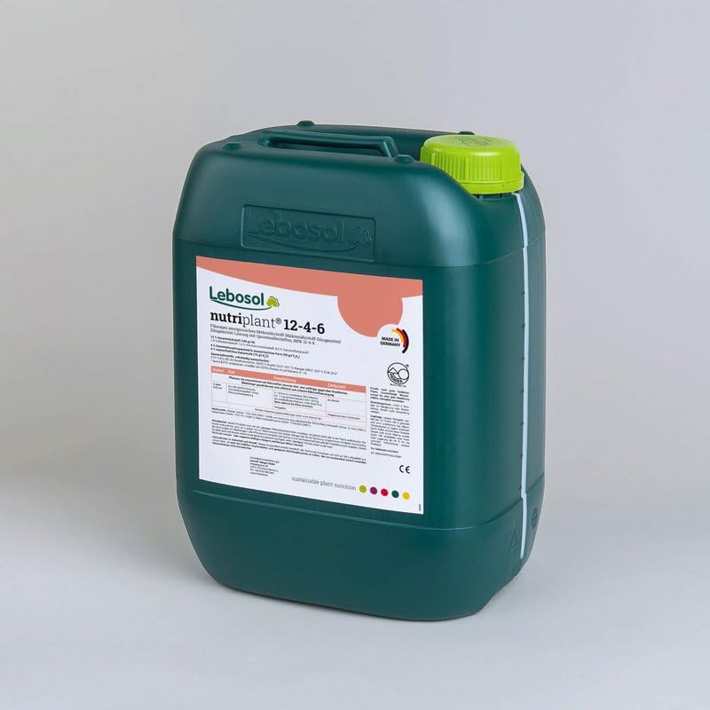 10 l Lebosol NPK 12+4+6 FlüssigDünger Blattdünger Zierpflanzen Gemüse f. alle Pflanzen Universaldünger aus der Layenmühle