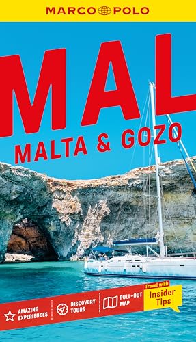 Marco Polo Malta and Gozo Pocket Travel Guide | Pull-out Map | Local Knowledge | Covers: Valletta, Mdina, Ramla Bay and more (Marco Polo Pocket Guides)