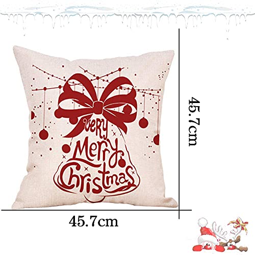 HIQE-FL Set di 4 Natale Cuscino,Fodere