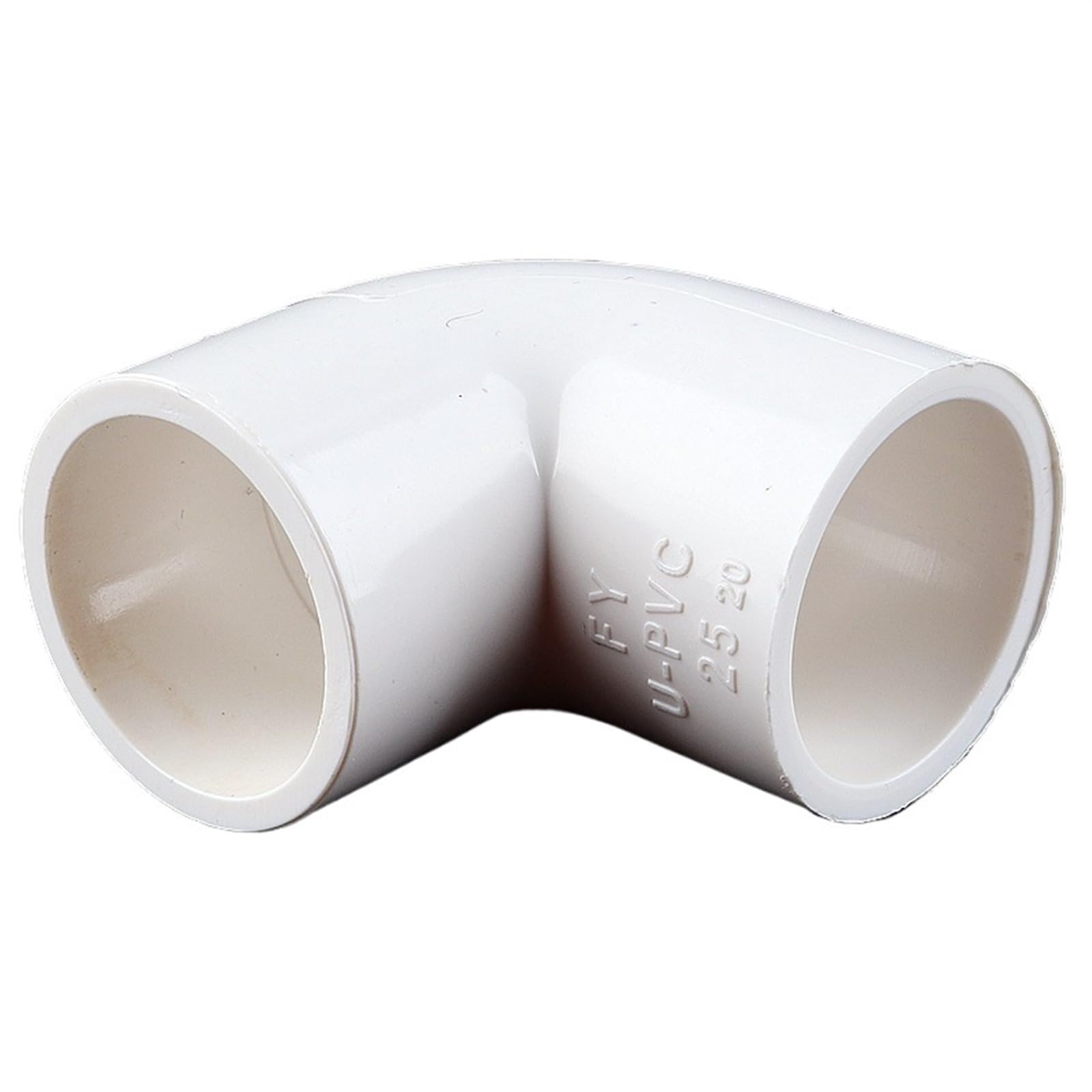 Lubrel White Pipe Fittings,25Mm Pvc 90 Degree Elbow Connector Aquarium Fish Tank Garden Irrigation Multicolor(White)