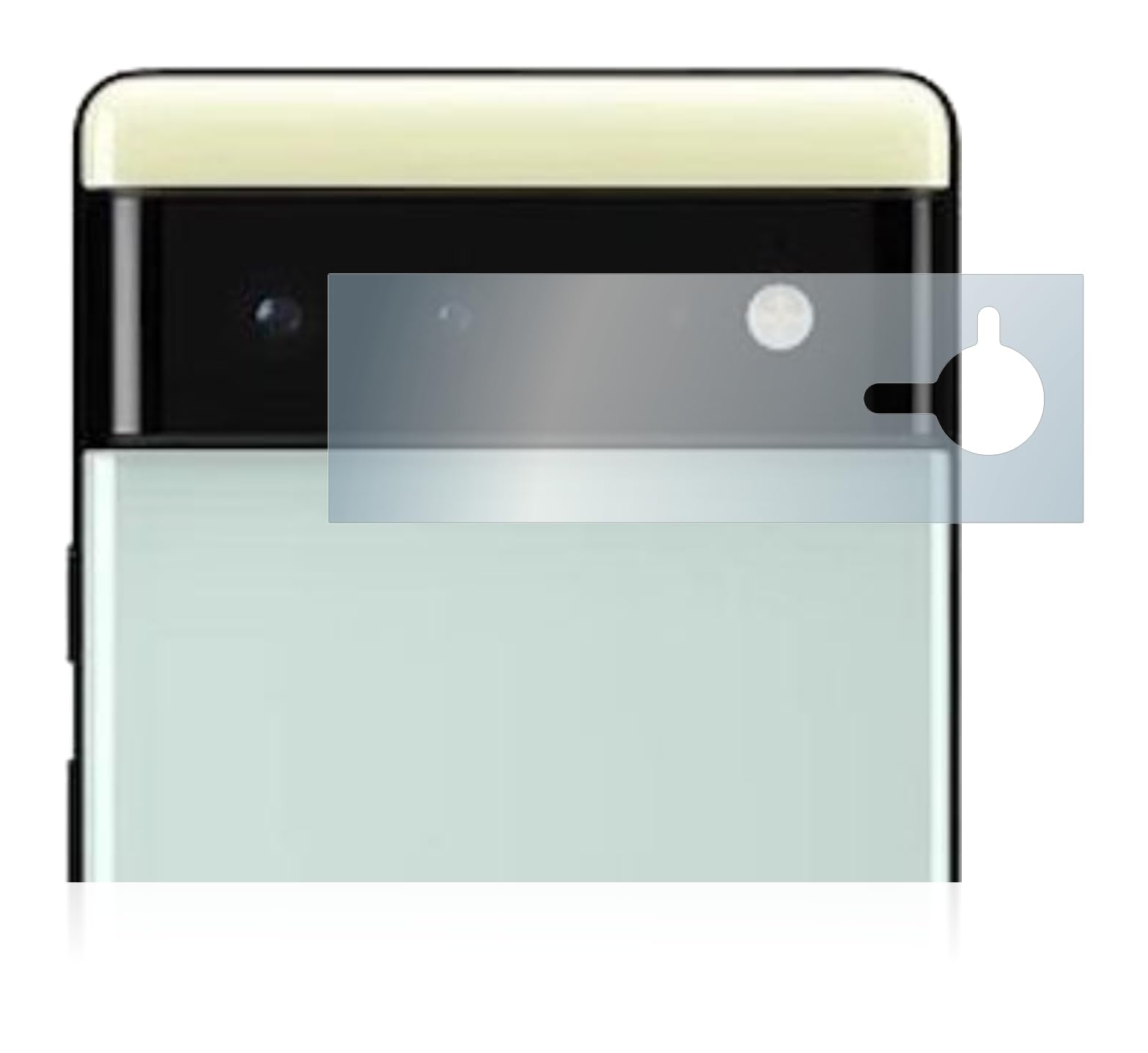2x Pellicola per Google Nexus 6P Protettiva Protezione opaco Vetro