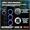 Greed® MK2 - High End PC Gamer - AMD Ryzen 7 5700X + Nvidia Geforce RTX 5060 - Ordinateur RGB Ultra Rapide + PC Gaming 4K Raytracing avec 4.6 GHZ - 32 Go DDR4 RAM - 1 TB SSD - WLAN + W11 Pro