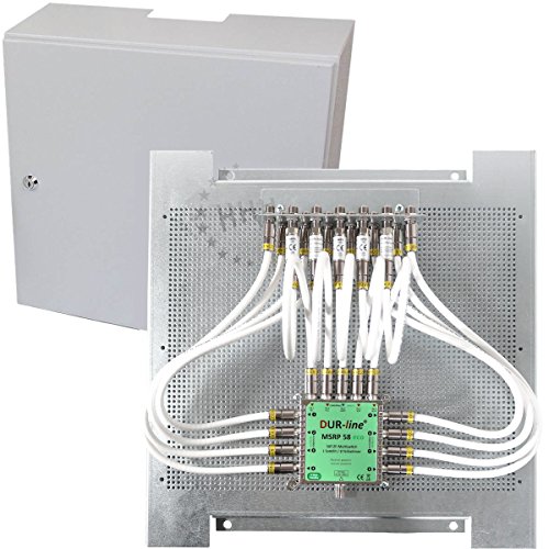 Anschlussfertige Sat-Verteilung mit Multischalter Dur-line MSRP 58 eco Cover
