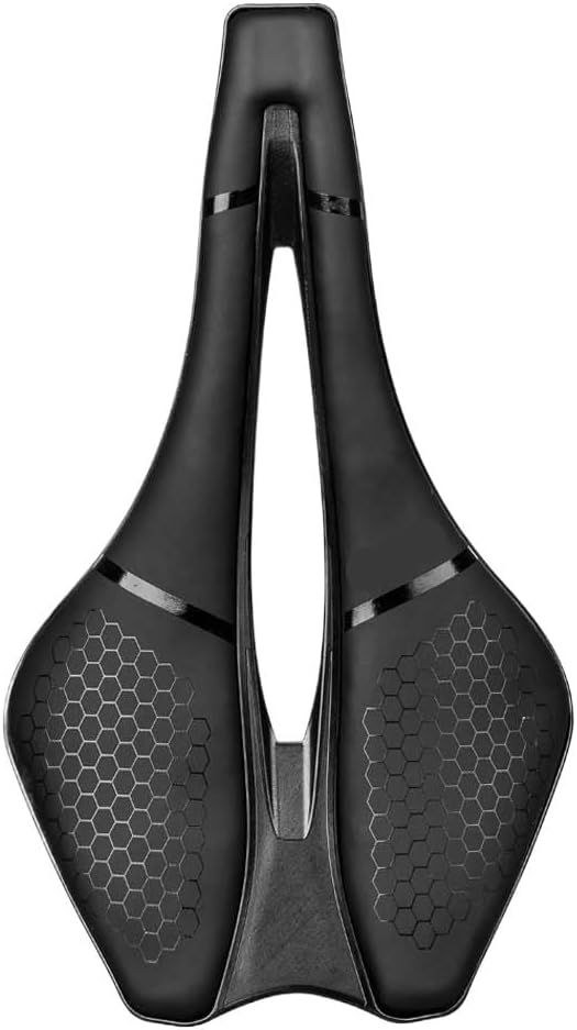 Bicycle Saddle 245x139mm Ultralight 130g Carbon Rails Nylon Shell Short Nose Hollow Bicycle Saddles