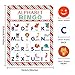 DEEPLAY Alphabet Bingo Game Card, Educational ABC Letters Animals Recognition Learning Bingo Paper Game Supplies, Board Matching Game Set for Kids, Toddler, Preschoolers, Kindergarten and Group Games