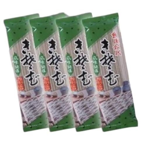 新潟県 松代そば 4袋 計800g 蕎麦 ソバ そば 乾麺 麺 干そば へぎそば へぎ ふのり 山いも ギフト お取り寄せ 備蓄 保存 便利 ご当地 グルメ ギフト 松代そば善屋 新潟県 十日町市