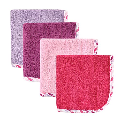 Hudson Baby Unisex Baby Super Soft Cotton Washcloths, Seahorse, One Size