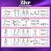 Zivr Home Pilates Workout Kit - Pilates Sets for Women and Full Body Toning, 15 Inch Ring and Ball Set, Workout Accessories for Women with Resistance Bands and Non-Slip Socks