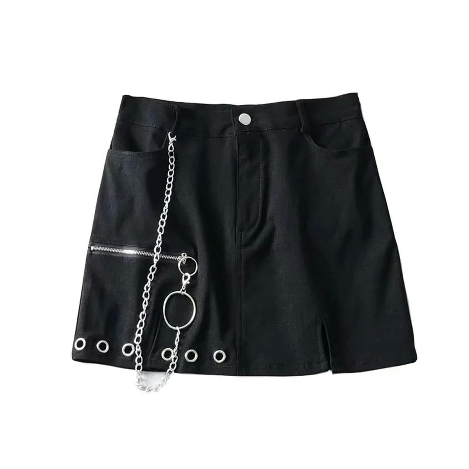 Jupe courte sexy noire pour vos soirées d'été et sorties habillées