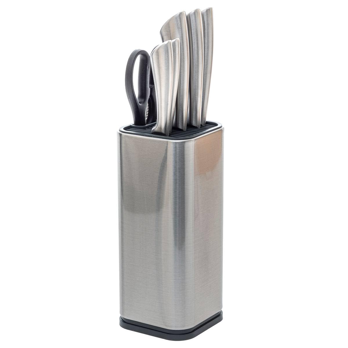 5 five simply smart 5five - bloc 5 couteaux silver précision manche acier