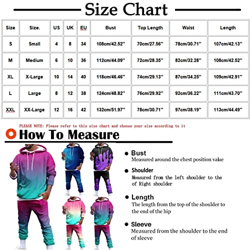 Usnsm 2 Piece Sets For Men,Mens Casual Relaxed Fit Tracksuits 2 Pieces Set Men's Fashion Sweatsuits Hoodie Sports Suit #TOP4