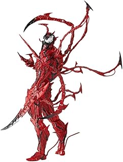 NAHEY Marvel Hasbro Legends Series Venom 18CM Action Figure Carnage Anime Action PVC Figure Movable Characters Model Statue Toys Desktop Ornaments Venom Statue, Red