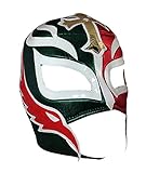 REY MYSTERIO Adult Lucha Libre Wrestling Mask (pro-fit) Costume Wear - Mexico Flag