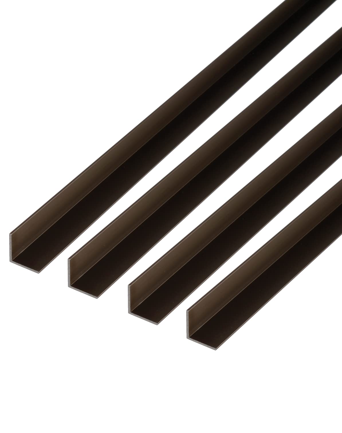 GAH-Alberts 498801 480028 - Perfil angular de aluminio (1000 x 20 x 20 mm, bronce anodizado, 4 unidades)