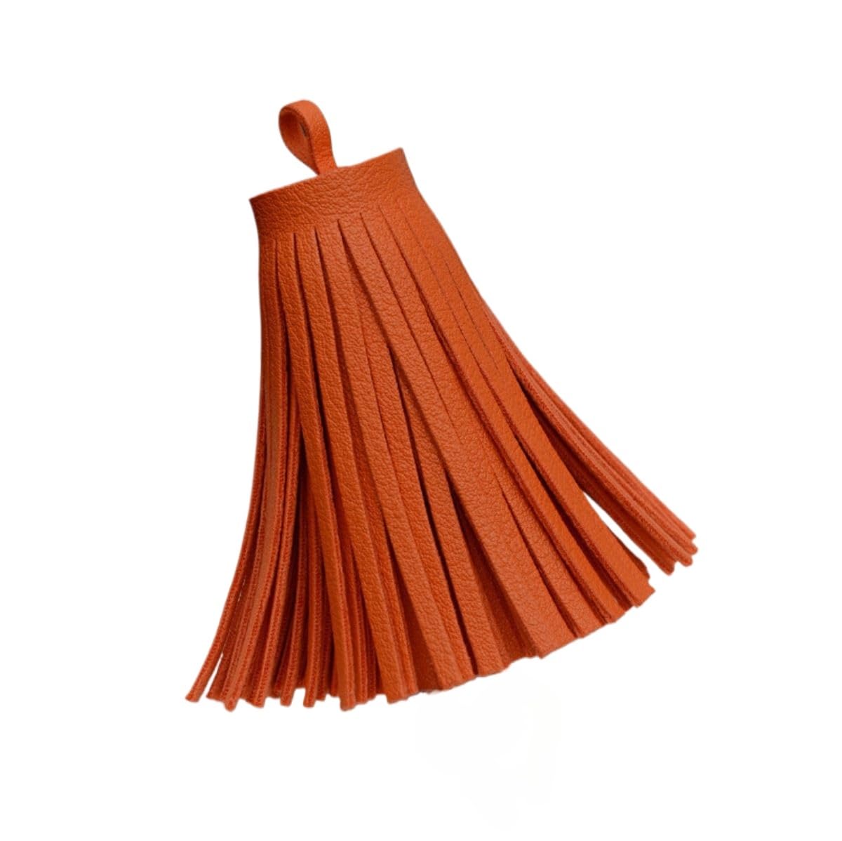 ROCKPOEM 12pcs Short Leather Tassels for Keychains and DIY Jewelry Making, Elegant Tassel Charms for Crafts and Bookmarks, Fat Leather Tassel Findings for Souvenir Accessories