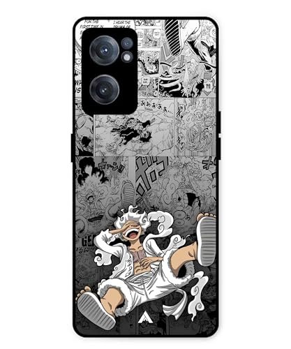 Image of Premium Anime 2 Case for Oneplus Nord CE 2 (Glossy Finish) Soft-Touch Metal TPU Back Cover, Shockproof, Designer, Aesthetic Mobile Phone Case