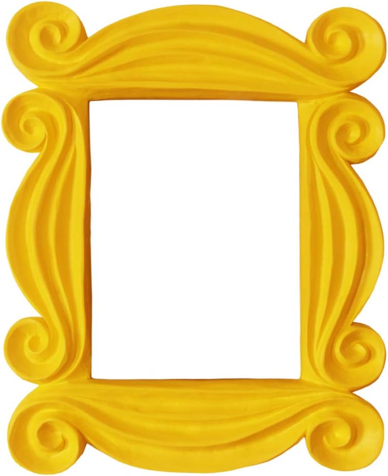 Peephole Frame, Like Monica's Door Frame,100% Handmade Yellow Door Frame Gift for Any Friends Fan