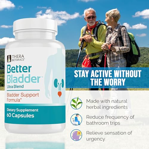 Image of Better Bladder Ultra Control Supplement for Women & Men - Bladder Support Supplement Enhanced with Vitamin D3 to Help Reduce Urinary Leaks, Frequency & Urgency - 120 Count (2 Bottles)