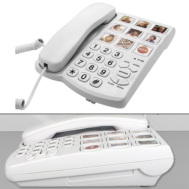 Numérotation facile pour la vision avec ce téléphone fixe senior - 6
