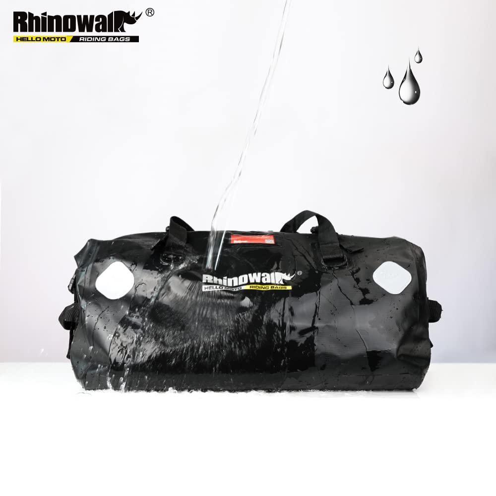 Rhinowalk Borsa per Moto Impermeabile, 20/45/65 L, da Viaggio e Posteriore
