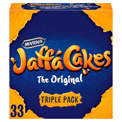 6 galletas originales de Jaffa Cakes 33 paquetes de galletas 'Deliciousness that brings a smile' para todas las ocasiones