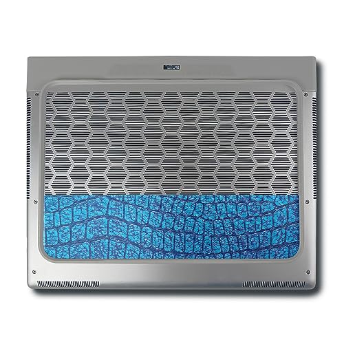 Image of MightySkins Carbon Fiber Skin Compatible With Alienware X16 R1 (2023) Full Wrap Kit - Vibrant Gator | Protective, Durable Textured Carbon Fiber Finish | Easy To Apply & Change Styles | Made in the USA