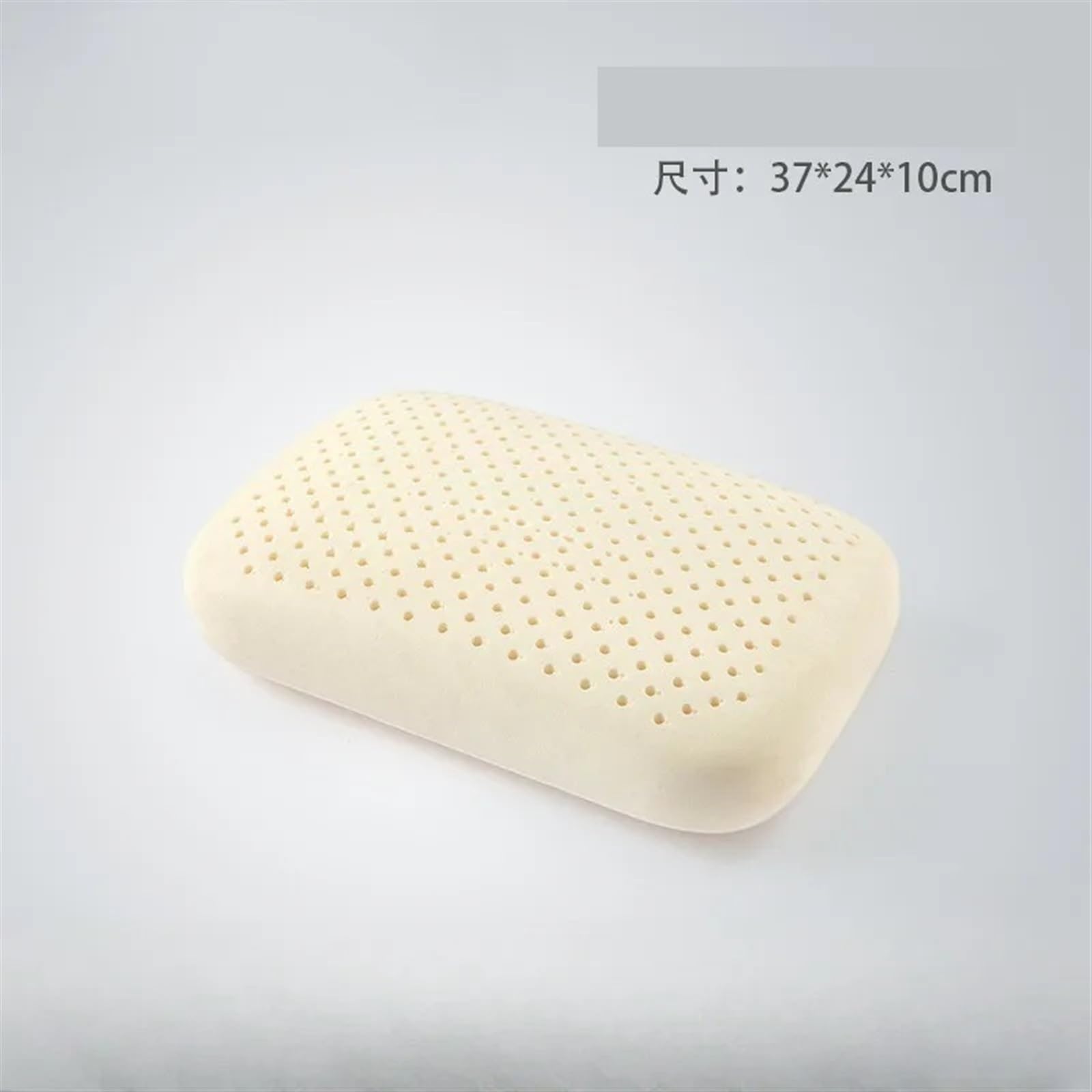Poduszka podróżna z naturalnego lateksu, 37 cm, przenośna poduszka pod szyję, do biura, drzemki, przerwy na lunch, sen i relaks, idealna do podróży i komfortu