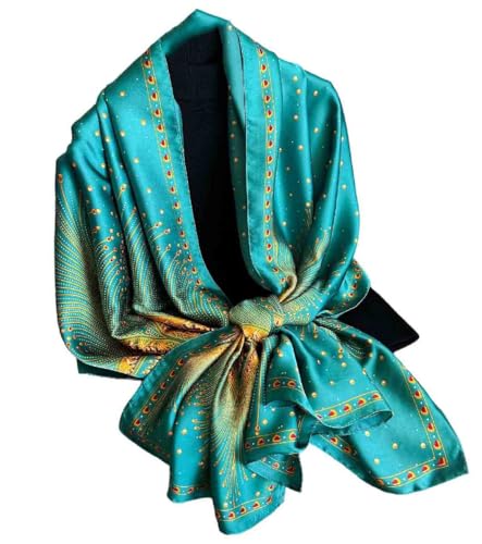 Acotavie Scarfs for Women Fashion Scarves Long Floral Pattern Scarf Headscarf Lightweight Sunscreen Shawls3