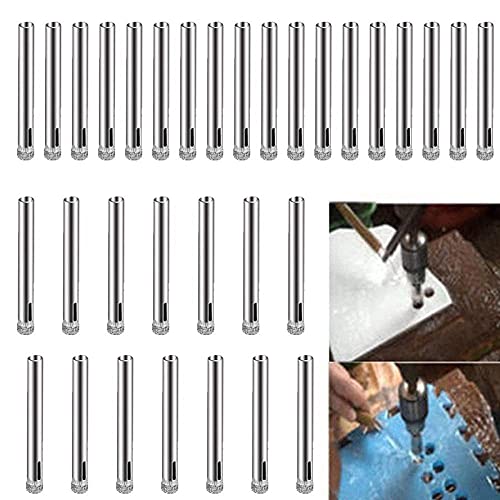 Juego de 50 Brocas Diamante 6 mm para Azulejos miniatura 5